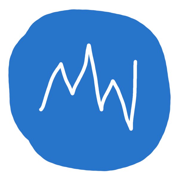Original blue unstable signal icon